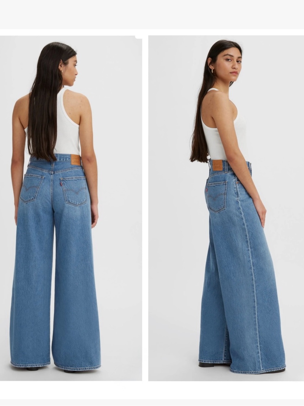 Levi's XL Flood High-Rise
Wide-Leg Jeans High-Rise Women's Jeans medium wash 28
